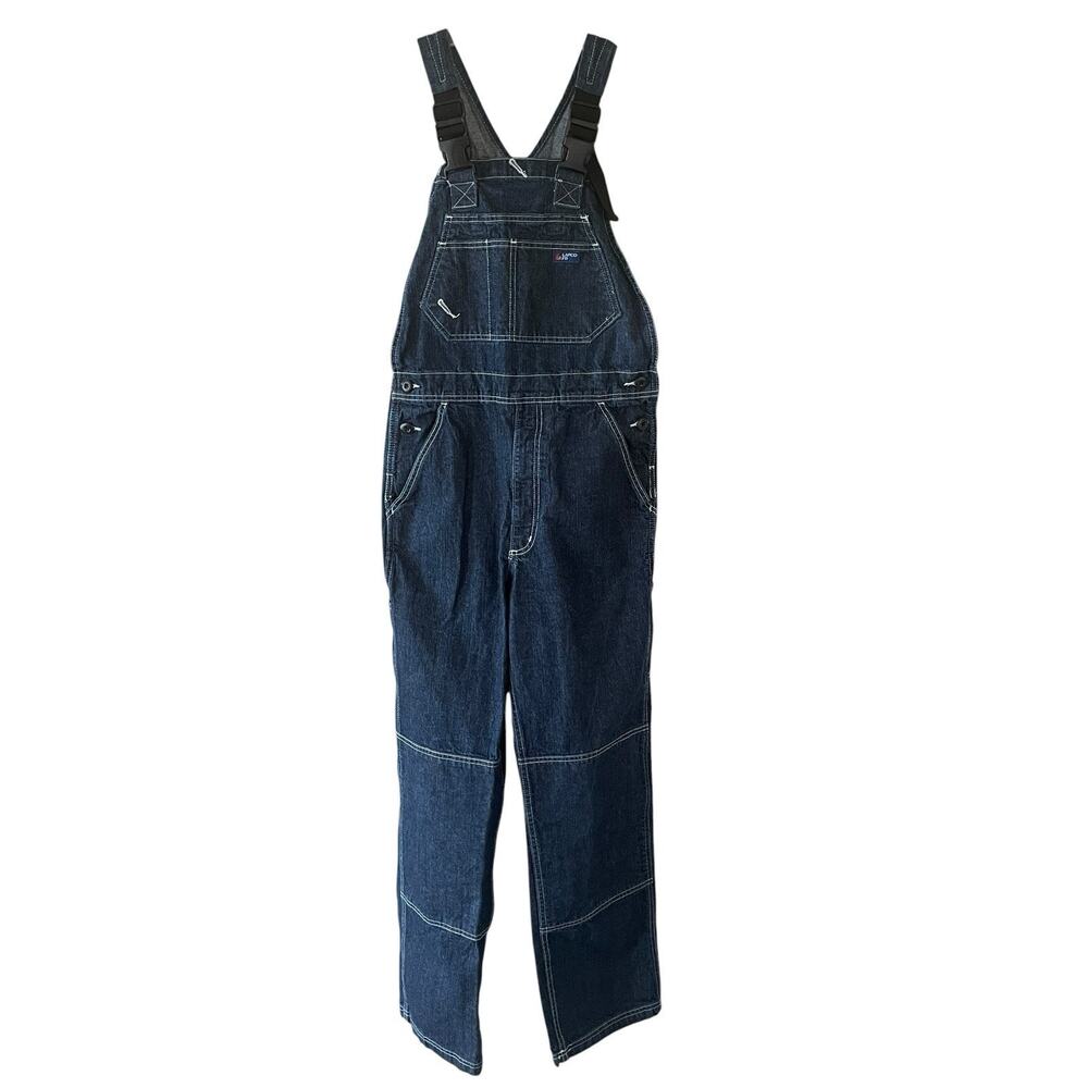 LAPCO FR Flame Resistant Mens Small Reg Blue Denim Bib Work Overalls B13FRDN NEW